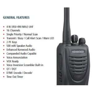   3302 U16P ProTalk 4W 16 Channel Business 2 Way UHF Radio Electronics