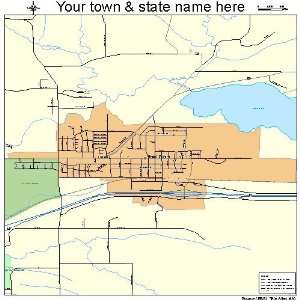  Street & Road Map of West Salem, Wisconsin WI   Printed 