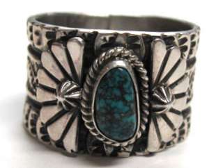 Sunshine Reeves –Lone Mountain Turquoise Ring Excellent  