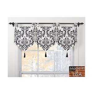  Arbor Ivory/ Black Banner Valances (Set of 3) Everything 