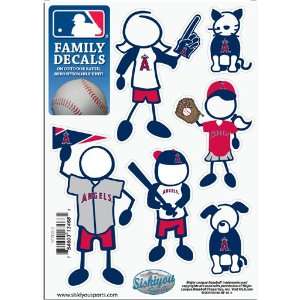  BSS   Los Angeles Angels MLB Family Car Decal Set (Small 