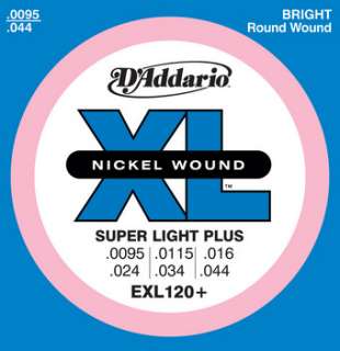   XL120+ (.0095 .044 Super Light Plus) (Nickel Wound Set 09 44)  