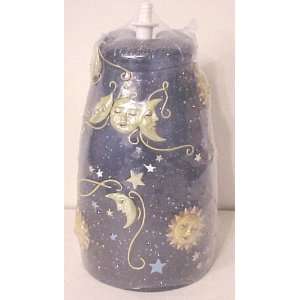Moon Glow Resin Bowl Brush With Holder Celestial Cosmos Design  