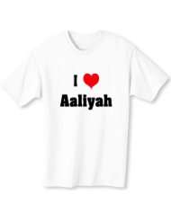 Love/Heart Aaliyah Youth T Shirt (for Kids) in Various Colors