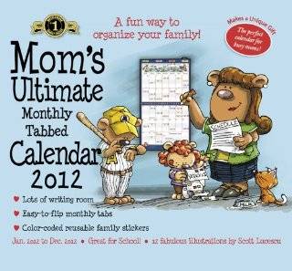 23. 2012 MotherWord Family Org Tabbed Wall Calendar by Day Dream