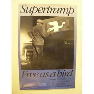  Supertramp Super Tramp Man Drawing Painting Bird Poster 