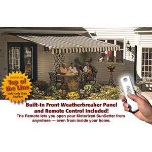  08 SunSetter Motorized Pro Retractable Awning: Patio 