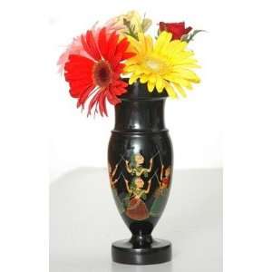  HANDPAINTED FLOWER VASE 3: Home & Kitchen