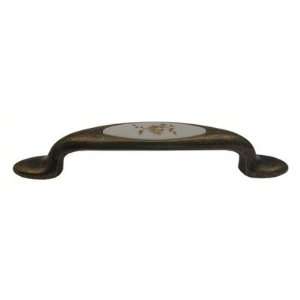 Cabinetry Hardware Decorative Solid Brass Pull Handle Finish: Antique 