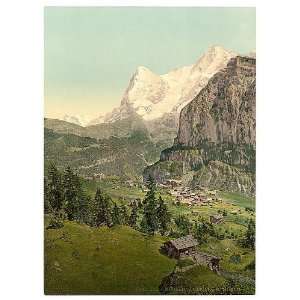    Mount Eiger and Monch,Murren,Bern,Switzerland