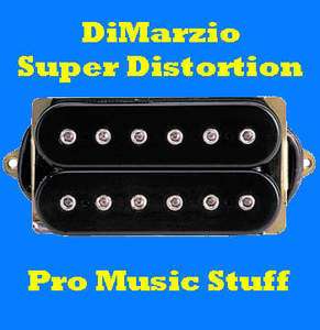 DiMarzio DP100BK Super Distortion Humbucker Pickup Black High Powered 