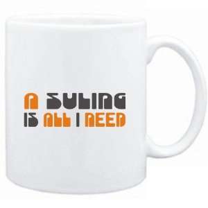  Mug White  A Suling is all I need  Instruments Sports 