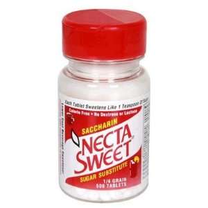  Necta Sweet Sugar Substitute Tablets, 1/4 Grain, 500 ct 