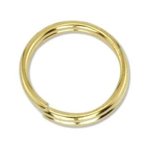  Beadalon Split Ring 6mm Gold Plated, 22 Piece: Arts 