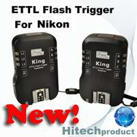 PIXEL KING E TTL II Wireless Flash Trigger & Flashgun for CANON 5D II 