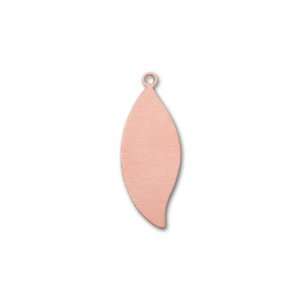  Copper 29x10mm Leaf Pendant, 24 gauge: Arts, Crafts 