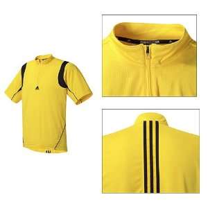    Mens Adidas Competition 1/2 Zip Polo Laser/Navy