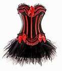 more options burlesque dress corset tutu set moulin rogue basque $ 35 