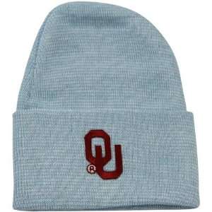   : Oklahoma Sooners Newborn Light Blue Knit Beanie: Sports & Outdoors