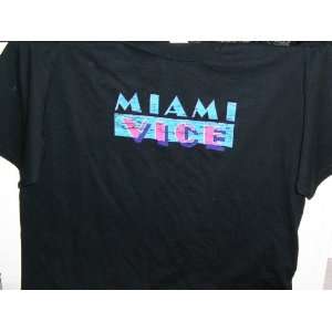 Miami Vice Official Licensed Logo T Shirt, Adult Size XXL