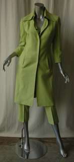 DOLCE & GABBANA SILK Tweed Jacket+Capri Pant Suit 40  