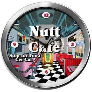  NUTT 14 Inch Cafe Metal Clock Quartz Movement Kitchen 