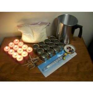  Votive Beeswax Candle Making Kit: Home & Kitchen