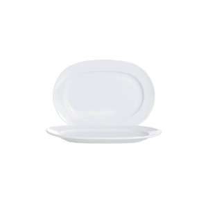  Cardinal Arcoroc Candour White 7 3/8 X 5 1/8 Oval 