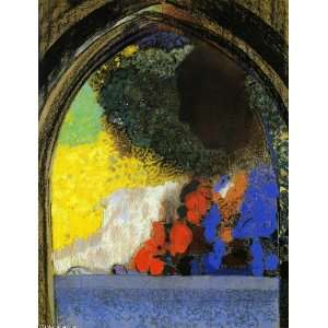  FRAMED oil paintings   Odilon Redon   24 x 32 inches 