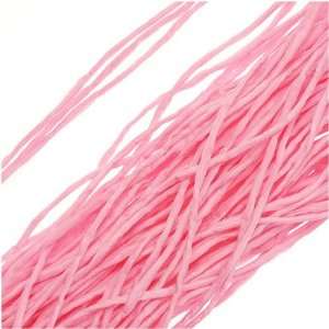  Silk Fabric String 2mm Baby Pink 42 Inch Strand (1 