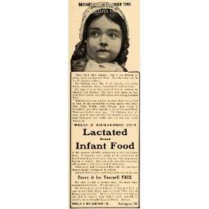   Lactated Brand Food Oglesby   Original Print Ad