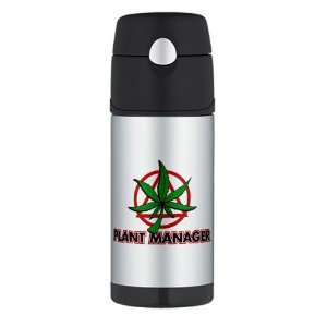   Thermos Travel Water Bottle Marijuana Plant Manager 
