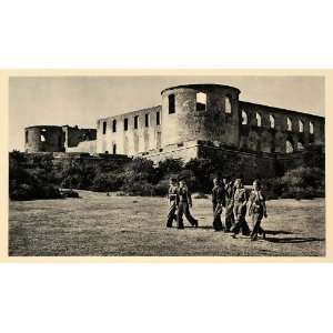  1943 Borgholm Oland Halltorps Fortress Ruin Sweden 