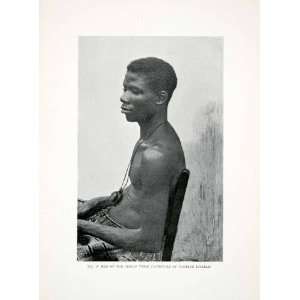   Liberia Africa Cannibals   Original Halftone Print