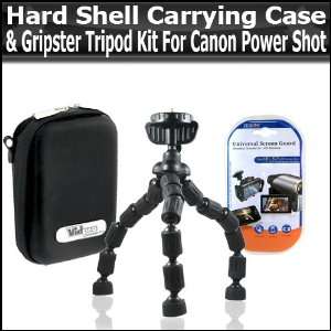  Case & Gripster Flexible Tripod Kit For Canon Powershot S90 S90 
