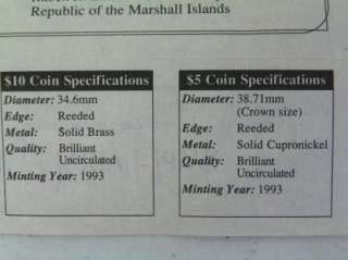 Flight at Kitty Hawk Coins, .999 Fine Silver Marshall Islands C245 