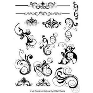  Clear Stamp TT: Swirls: Arts, Crafts & Sewing