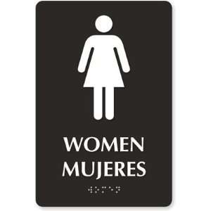 Women, Mujeres (Female Pictogram, Tactile Touch Braille) TactileTouch 