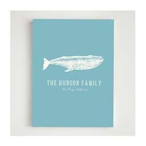  whale canvas   24 x 32   grey graphics