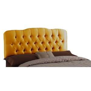   Micro Suede Upholstered Tufted Headboard, Oatmeal