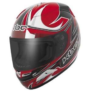  KBC Force RR Race Full Face Helmet Large  Red: Automotive