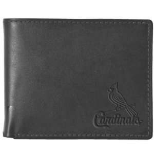  Pangea MLB St. Louis Cardinals Black Leather Wallet 