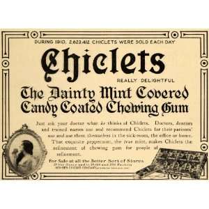   Candy Coated Chewing Gum Sen Sen   Original Print Ad: Home & Kitchen