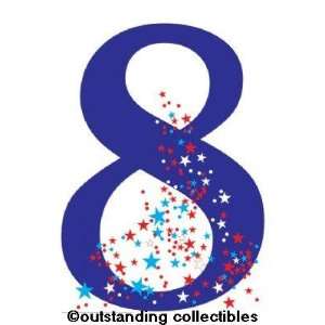  Giant 8 Cardboard Number Standup  Great Party Decoration 