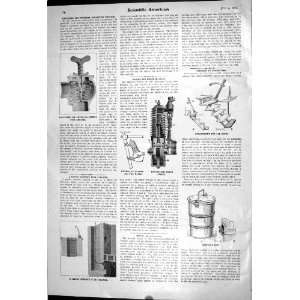  1903 Scientific American Chimney Flue Engine Motor Cycles 