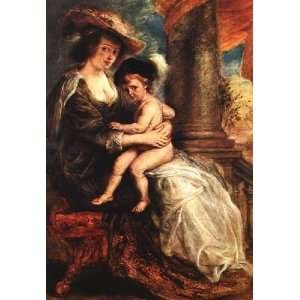   Fourment with her Son Francis, by Rubens Pieter Paul