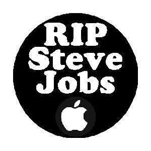 RIP STEVE JOBS 1.25 Pinback Button Badge / Pin ~ Commemorative