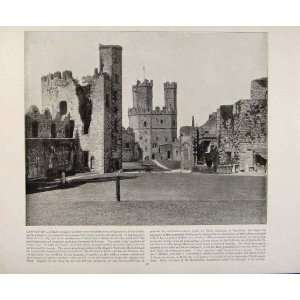  Beautiful Britain Carnarvon Castle North Wales Print