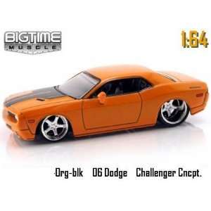 Jada Dub City Big Time Muscle Orange 2006 Dodge Challenger Concept 1 