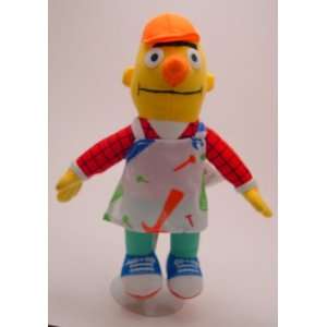  10 Sesame Street Bert Construction Plush: Toys & Games